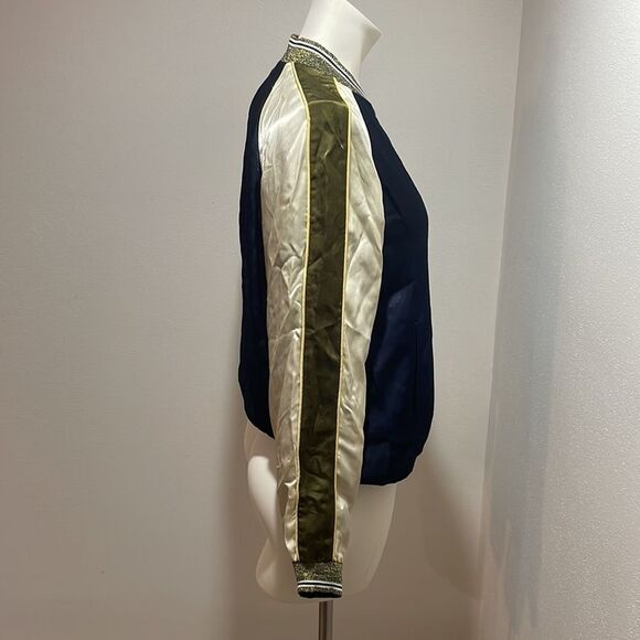 Maison Scotch Colour blocked bomber jacket - Picture 5 of 13